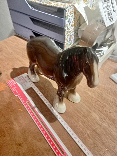 Horse ceramicornament figurine - ceramicornament,