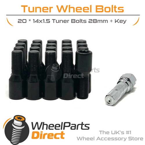 Wheel bolts tuner black - wheel,