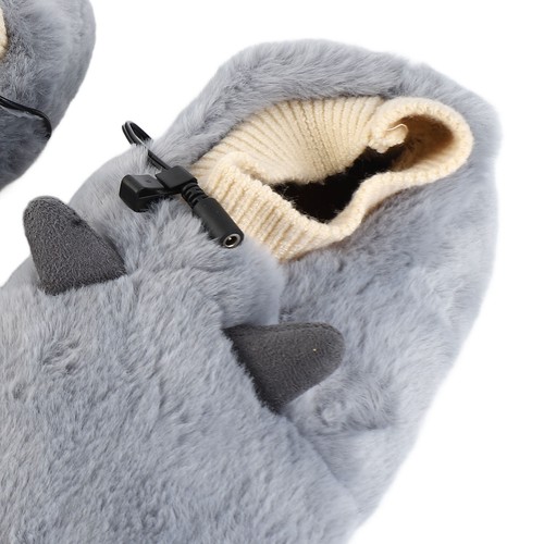Usb heated slippers plush - usb,