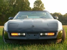 1984 C4 Corvette Black front