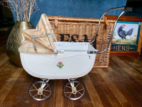 Tri ang vintage childs pram - tri-ang,