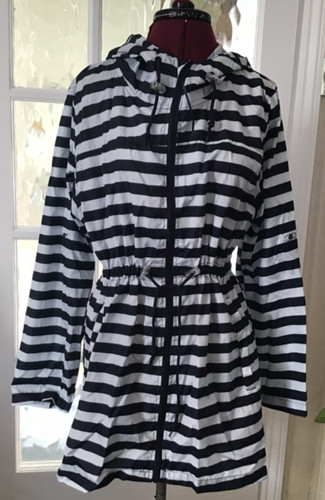 Parka pocket navy - in, stripe