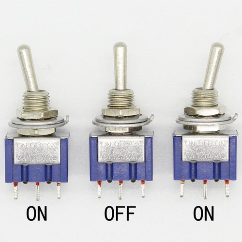 Toggle switch pin off - 3, on