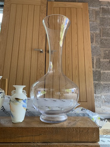Glass vase very - very, tall