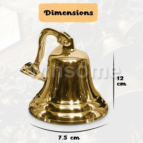 Wall mounted ship bell - ship, solid