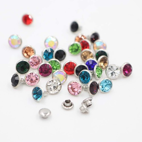 100 sets 6mm rhinestones - 100,