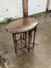 Antique Small Solid Oak Barley