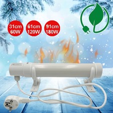 Tubular Tube Heater Built-In Thermostat for Greenhouse Shed Airing Cupboard Wall
