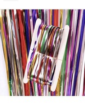 2M Rainbow Multi Foil Curtain