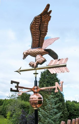 Weathervane polished copper - -,