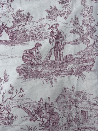 Vintage cotton toile jouy - toile, de