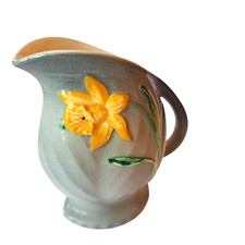 Vintage Creamer - Vase Shorter And Son Small  Daffodil Design