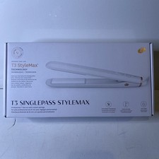 T3 Singlepass Stylemax 1'' Flat Iron 9 Heat Settings For Straightening & Curling