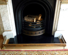 Brass Fireplace Fender Kerb Surround Antique Vintage