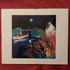 JOLOMO Boat Oil Print 20cm X
