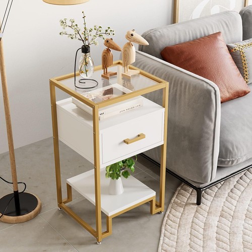 Tempered glass top side - side, table