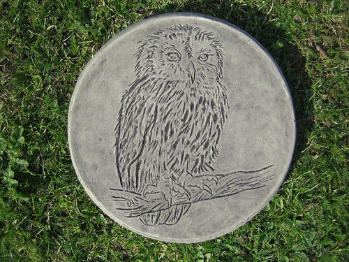 Garden stepping stones owl - stepping,
