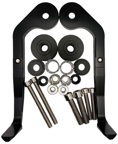 Black brake lever guards - , for