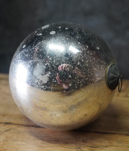 Antique witches ball large - witches,