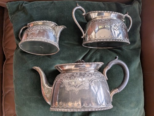 Vintage silver plated piece - vintage,