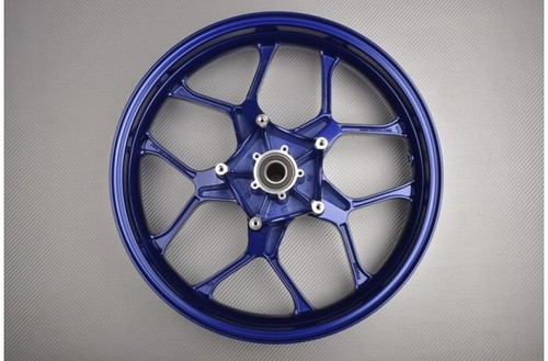 Blue front wheel rim - wheel, aluminium