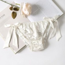 Womens 100% Silk Panties