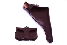 Leather British Webley Holster + British Sam Browne pouch