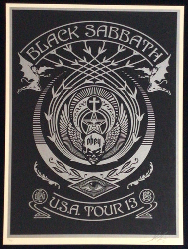 Shepard fairey obey black - fairey,