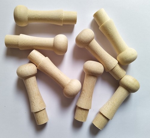 Wooden shaker pegs - wooden, 59mm