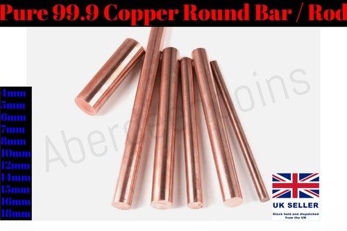 Pure copper round bar - copper,