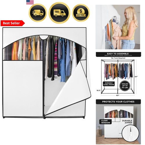 Portable wardrobe closet large - closet,