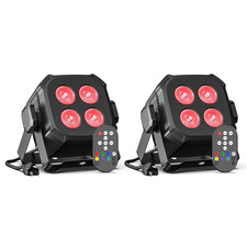 2PCS 4x10W RGBW LED Par Stage