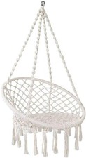 Perfect Hanging Hammock Rope Swing Chair Macrame Soft Seat Outdoor Indoor Garden