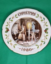 Aynsley Christmas Carol Collectors Plate 1980 Marleys Ghost