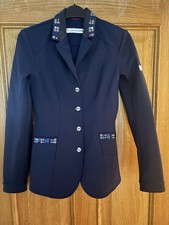 Animo Women's Competition Jacket Size 6-8 - Stretchy Zip And Popper Fastening