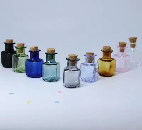 Mini glass colour bottles - mini, 9