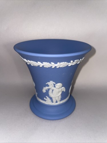 Vintage wedgwood blue - &, white