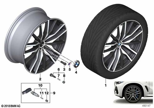 Bmw genuine light alloy - bmw, wheel