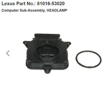 TOYOTA LEXUS Genuine IS Headlamp Control Unit RH Sub Assembly 81016-53020