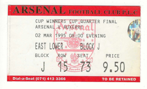 Arsenal auxerre european - v,