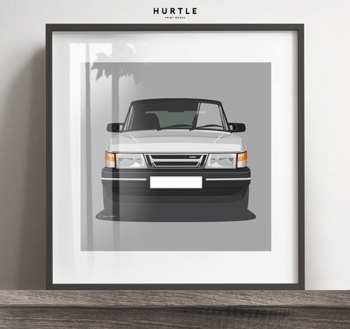 Saab 900 turbo poster - turbo,