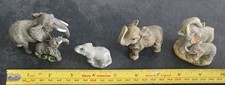 4 x Small Elephant Ornaments