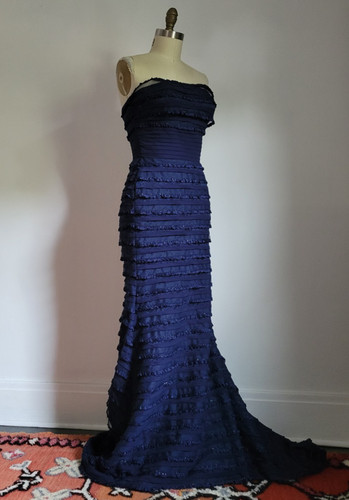 Jovani navy blue multi - navy,
