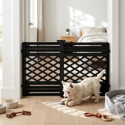 Adjustable expandable dog - dog, gate