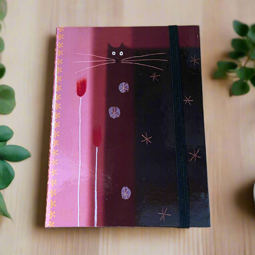 Lined cat notebook - lined,