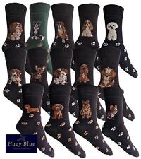 Ladies Dog Lover Novelty Socks Paw Print  Bamboo Blend 4-8