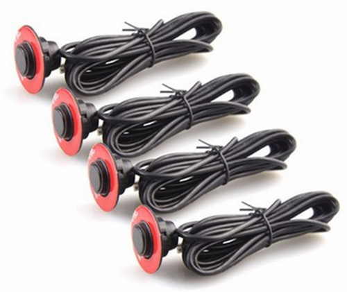 4pcs black parking sensors car - 4pcs,