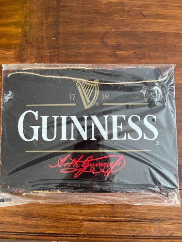 Guinness tin sign - guinness, a4