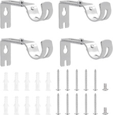 4 Pcs Curtain Pole Brackets