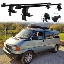 For VW Transporter T4 54" Roof Top Rack Cross Bars Luggage Cargo Carriers w/Lock